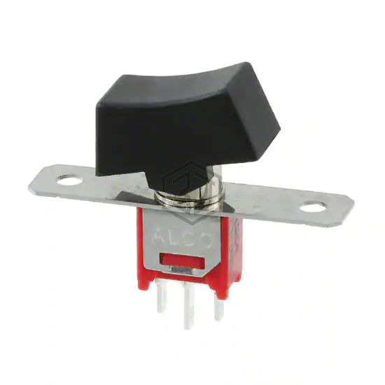 RMS1R102M1QES - TE Connectivity ALCOSWITCH Switches - Rocker Switches