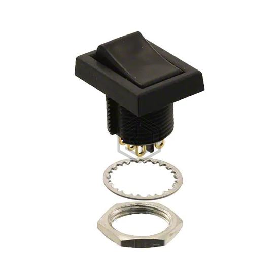 TRD21N10WL - TE Connectivity ALCOSWITCH Switches - Rocker Switches