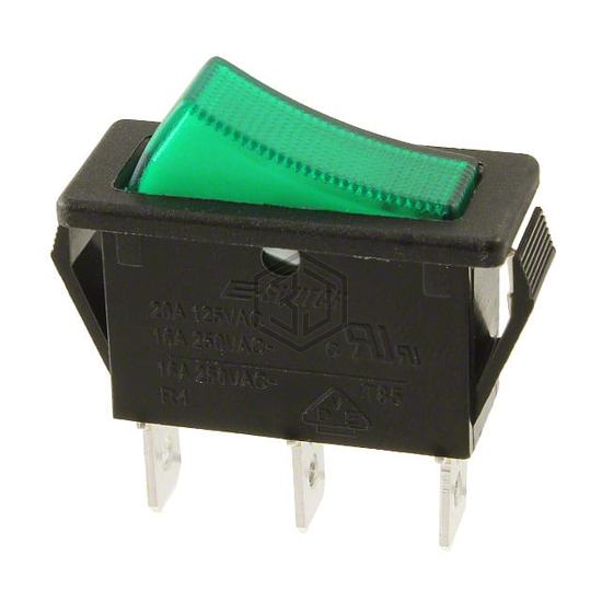 R4JBLKGILEF2 - E-Switch - Rocker Switches