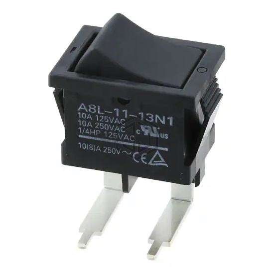 A8L-11-13N1 - Omron Electronics Inc-EMC Div - Rocker Switches