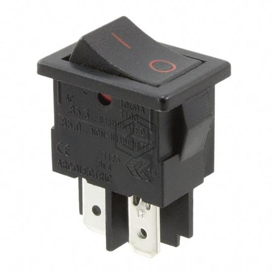 H8500XBBBR-A-B - Bulgin - Rocker Switches
