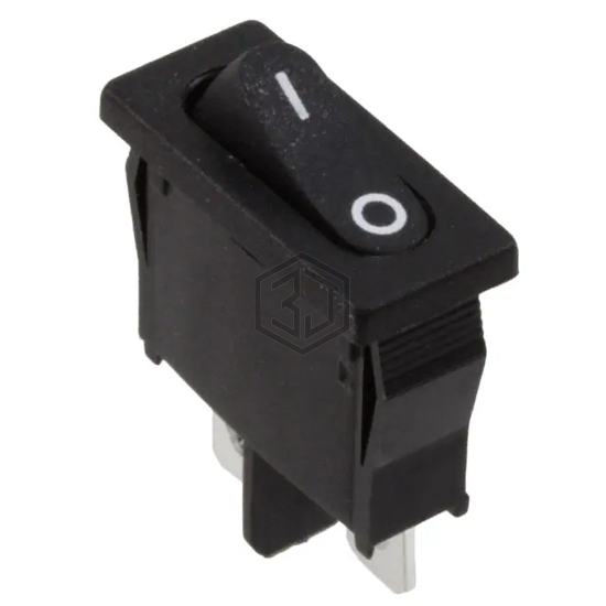 R6BBLKBLKFF - E-Switch - Rocker Switches