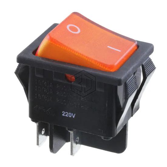 RB242D1021-127 - E-Switch - Rocker Switches
