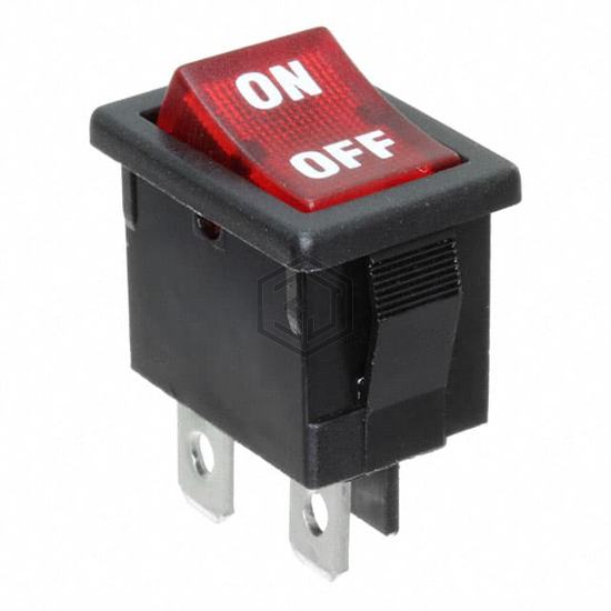 R1973ABLKRILIF1 - E-Switch - Rocker Switches