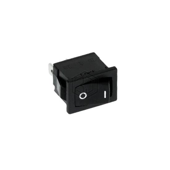 R1966FBLKBLKGF - E-Switch - Rocker Switches