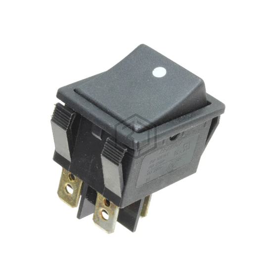 R5ABLKBLKAF0 - E-Switch - Rocker Switches