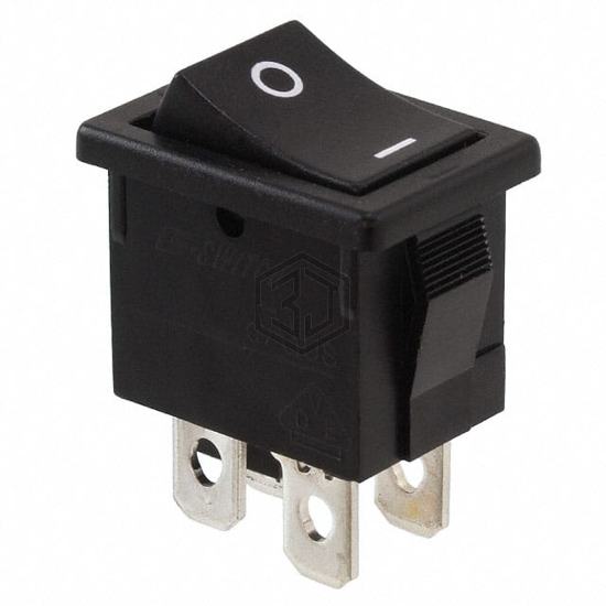 R1973BBLKBLKGF0 - E-Switch - Rocker Switches