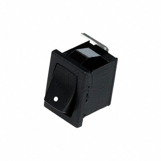 R1966FBLKBLKAR - E-Switch - Rocker Switches