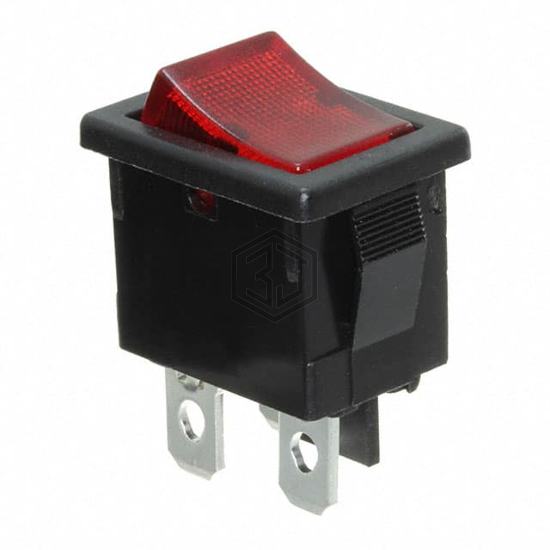R1973ABLKRILEF1 - E-Switch - Rocker Switches