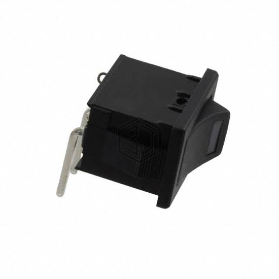 R1966ABLKBLKERGRN - E-Switch - Rocker Switches