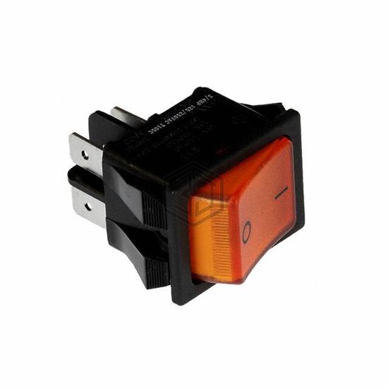 R5BBLKREDIF1 - E-Switch - Rocker Switches