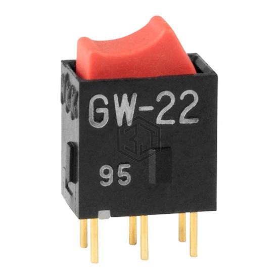 GW22RCP - NKK Switches - Rocker Switches