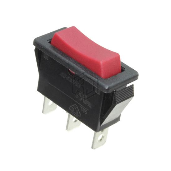 R4GBLKREDEFO - E-Switch - Rocker Switches