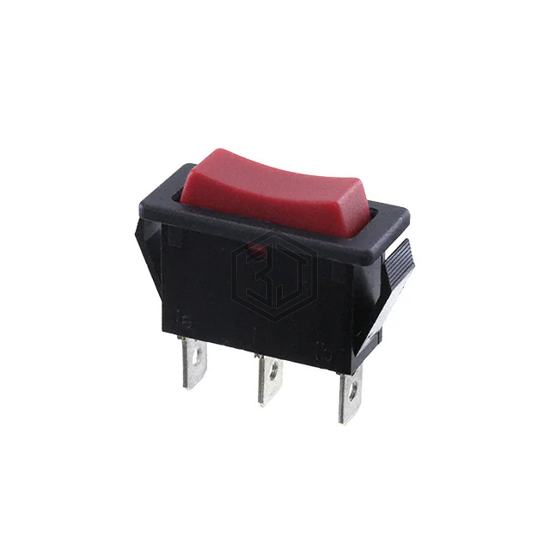 R4DBLKREDEFO - E-Switch - Rocker Switches