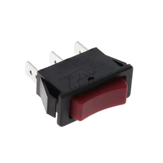 R4IBLKREDEFO - E-Switch - Rocker Switches