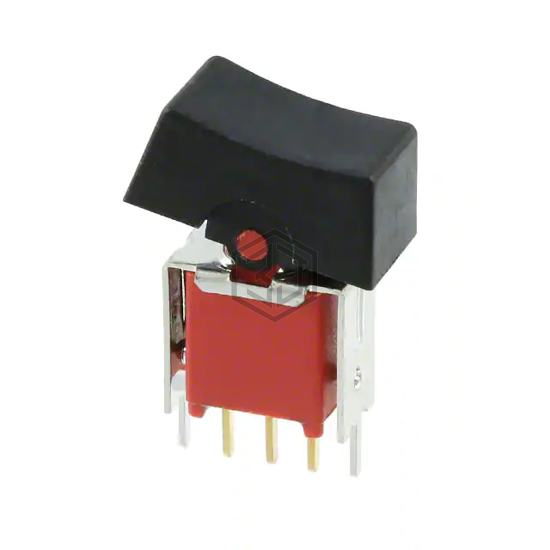 RAS1R102VS2RES - TE Connectivity ALCOSWITCH Switches - Rocker Switches