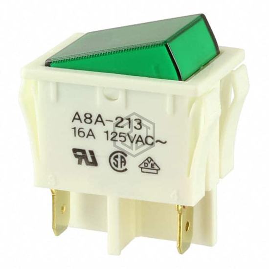 A8A-213 - Omron Electronics Inc-EMC Div - Rocker Switches