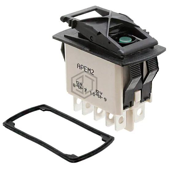 KR46CAKEEG - APEM Inc. - Rocker Switches