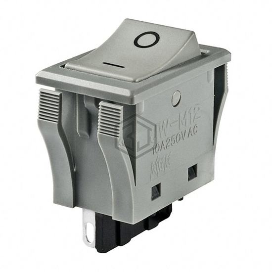 JWM12RH1H/UCV - NKK Switches - Rocker Switches