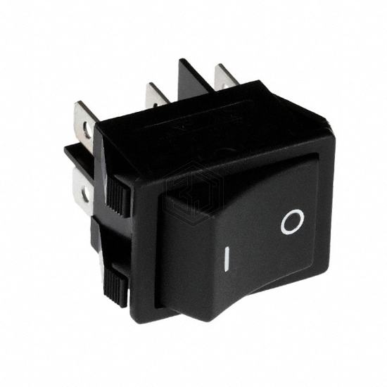 R5CBLKBLKGF0 - E-Switch - Rocker Switches