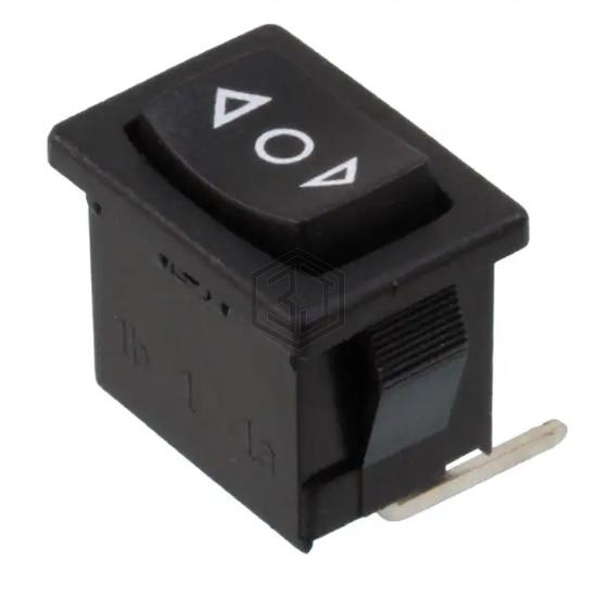 R1966DBLKBLKHR - E-Switch - Rocker Switches