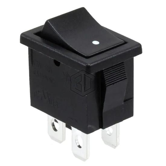 CWSB21AA3F - NKK Switches - Rocker Switches