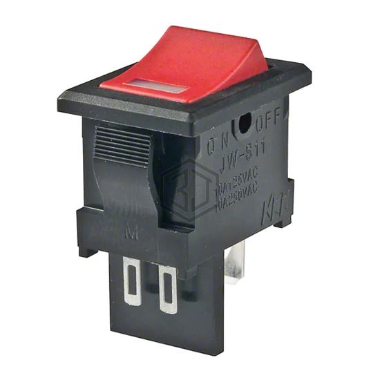 JWS11RCAF - NKK Switches - Rocker Switches