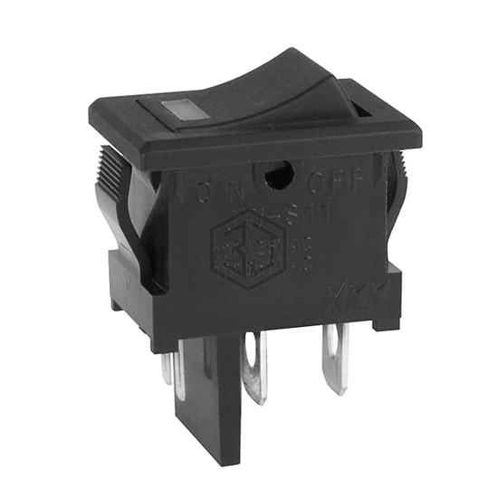 JWS11RAAC - NKK Switches - Rocker Switches