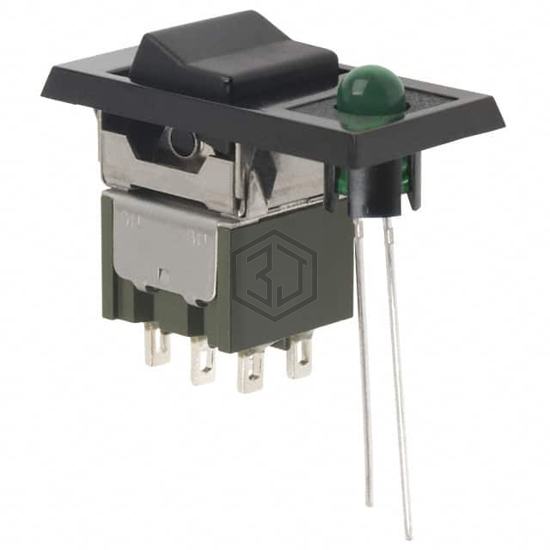 M2022TJW01-FA-2A-F - NKK Switches - Rocker Switches