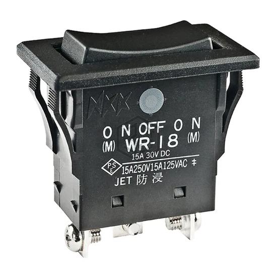 WR18ATN - NKK Switches - Rocker Switches