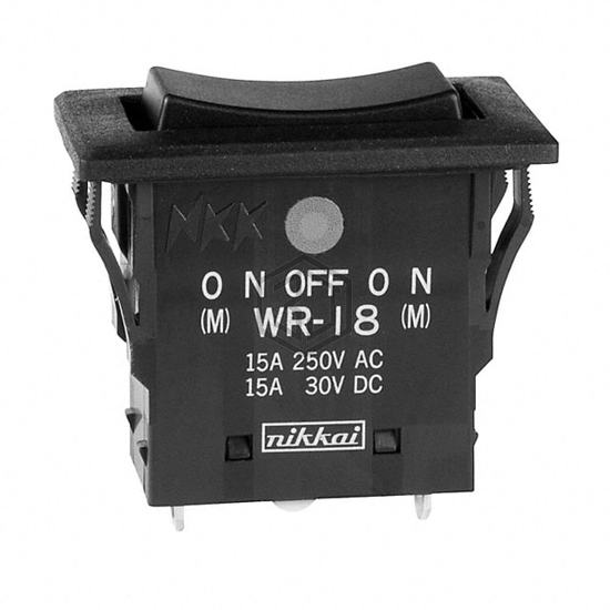 WR18AS - NKK Switches - Rocker Switches