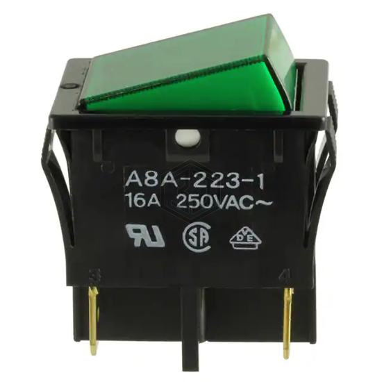 A8A-223-1 - Omron Electronics Inc-EMC Div - Rocker Switches