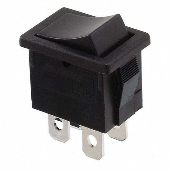 R1973BBLKBLKEF0 - E-Switch - Rocker Switches