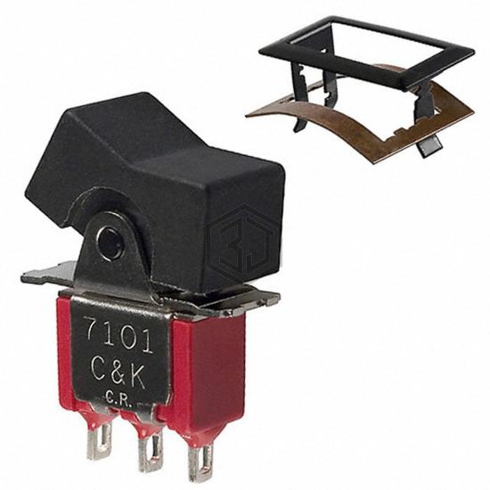 7101J11ZQE22 - C&K - Rocker Switches