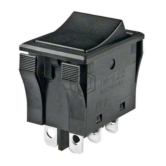 JWL22RAA/UCV - NKK Switches - Rocker Switches