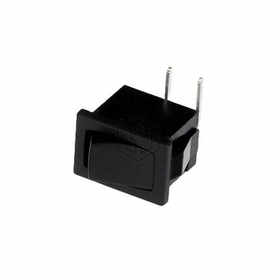 R1966ABLKBLKER - E-Switch - Rocker Switches