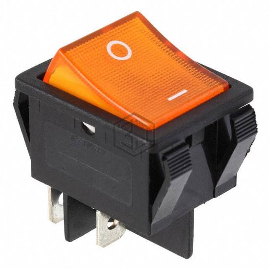 R5BBLKYELGF2 - E-Switch - Rocker Switches