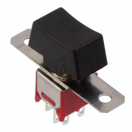 400MDP3R1BLKM1QE - E-Switch - Rocker Switches
