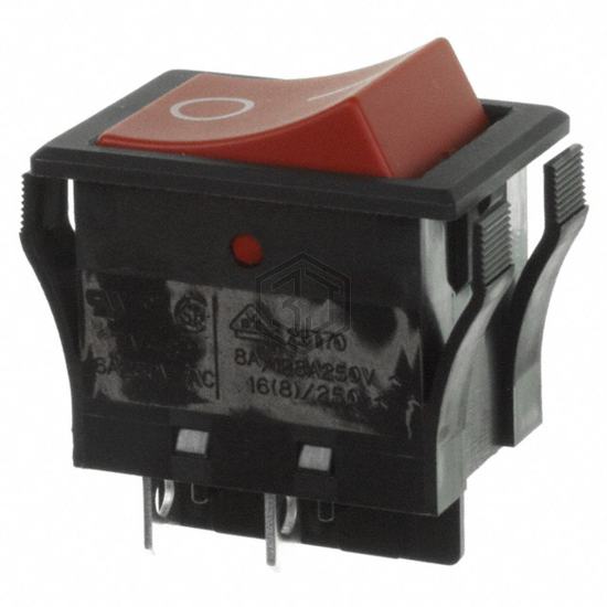 JWL11RC2A/UCV - NKK Switches - Rocker Switches