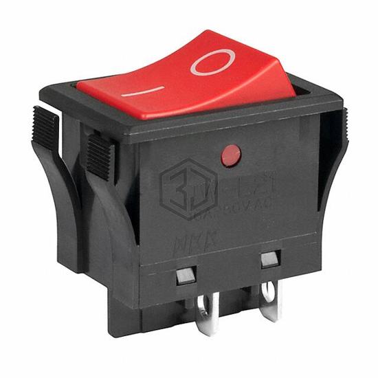 JWL21RC2A/UCV - NKK Switches - Rocker Switches