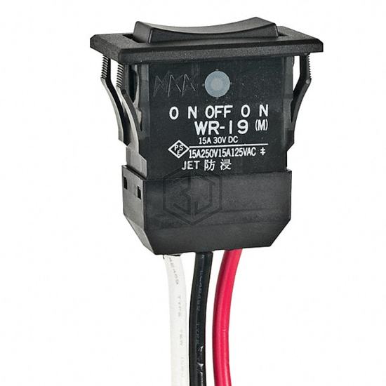 WR19AL - NKK Switches - Rocker Switches