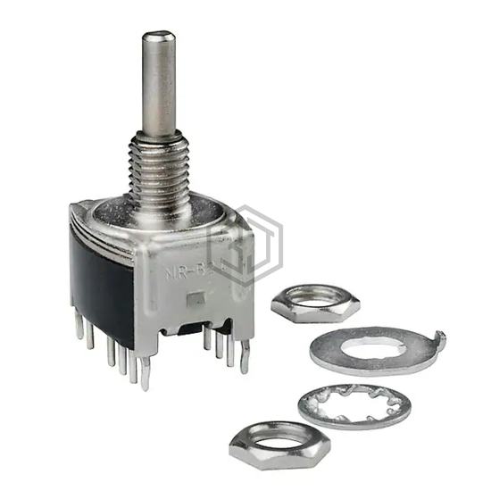 MRB24B - NKK Switches - Rotary Switches