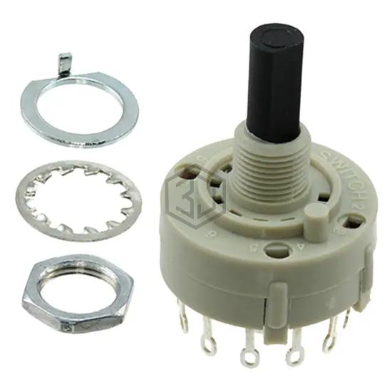 KC43A13.001NLS - E-Switch - Rotary Switches