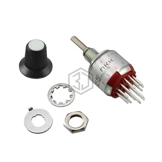MRA403-BB - NKK Switches - Rotary Switches