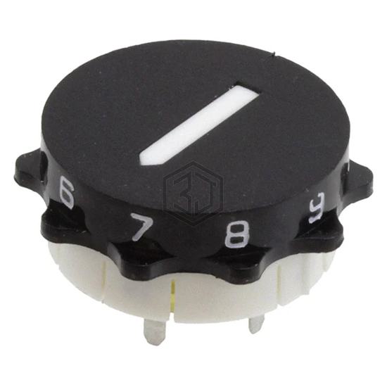 435128-1 - TE Connectivity ALCOSWITCH Switches - Rotary Switches