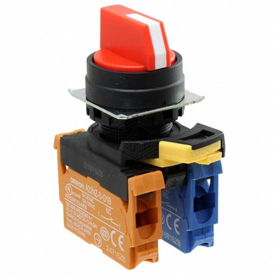 A22NS-3BM-NRA-G120-NN - Omron Automation and Safety - Selector Switches