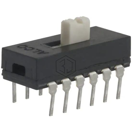 1-1825010-4 - TE Connectivity ALCOSWITCH Switches - Slide Switches