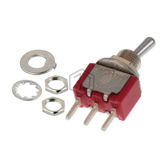 100SP1T2B3M2QEH - E-Switch - Toggle Switches