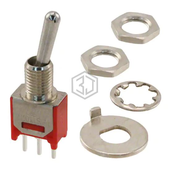 200MSP1T2B1M2QEH - E-Switch - Toggle Switches