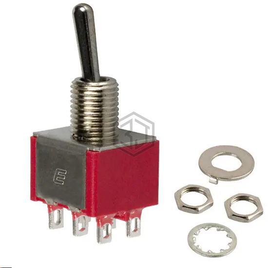 100DP2T1B1M1QEH - E-Switch - Toggle Switches
